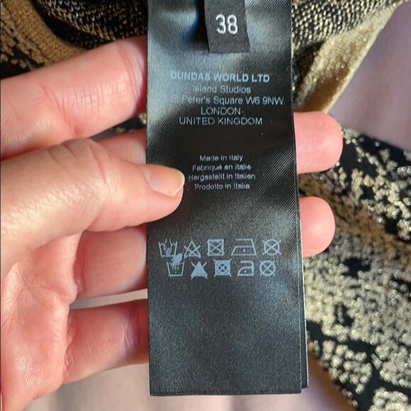 DUNDAS Snakeskin Knit Crop Top - Picture 11 of 15